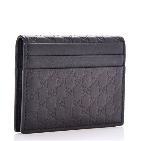 gucci men's black card holder|gucci microguccissima card holder.